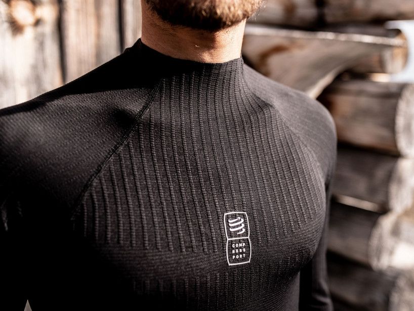 3D THERMO 110G LS TSHIRT BLACK
